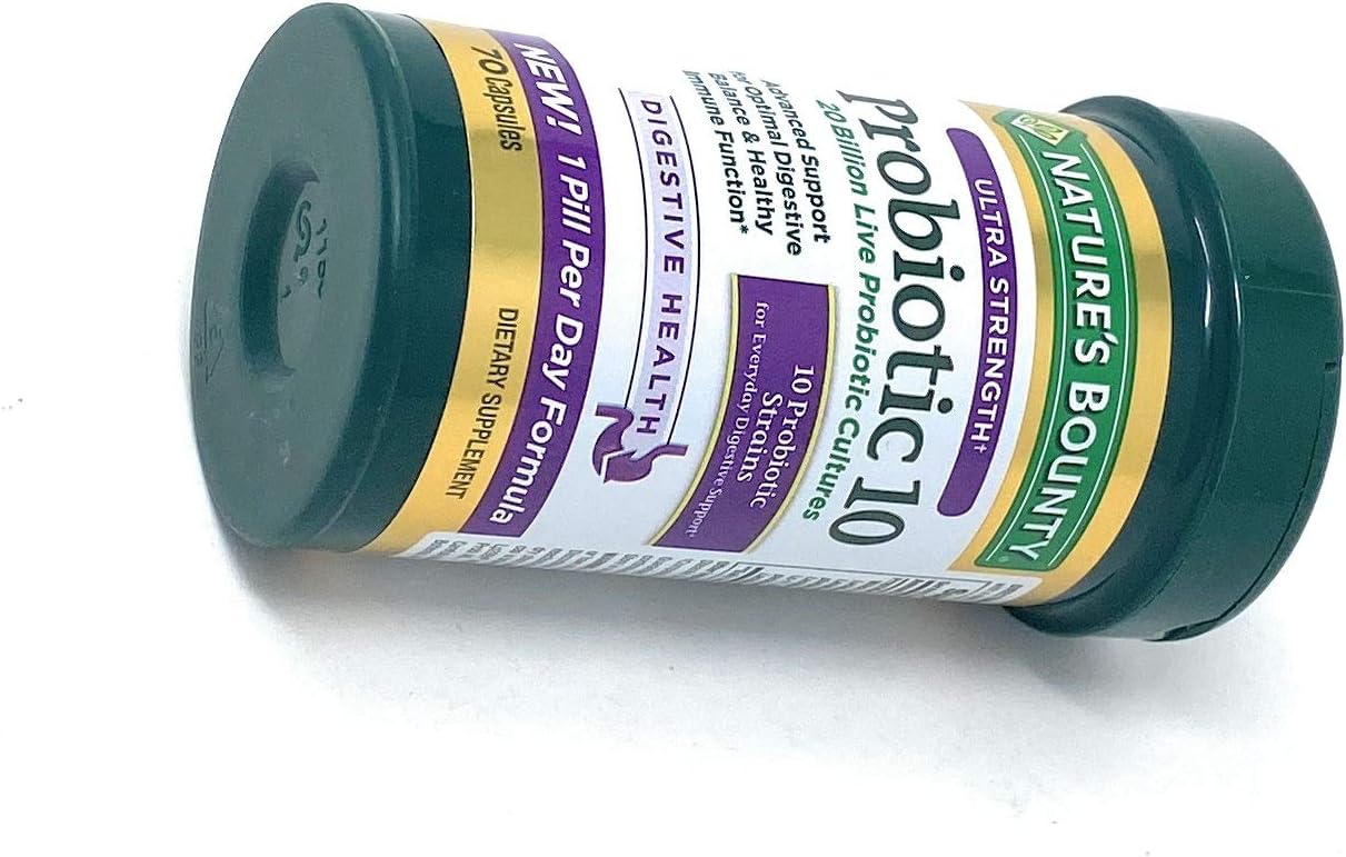 High Potency Probiotic Supplement - 70 Capsules by Nature's Bounty