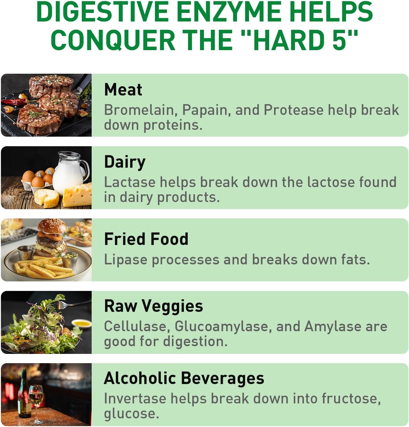 High Potency Probiotic Supplement for Digestion & Immune Support - 300 Billion CFU, 11 Strains - 120 Count - Women and Men's Probiotics with Herbal Enzymes