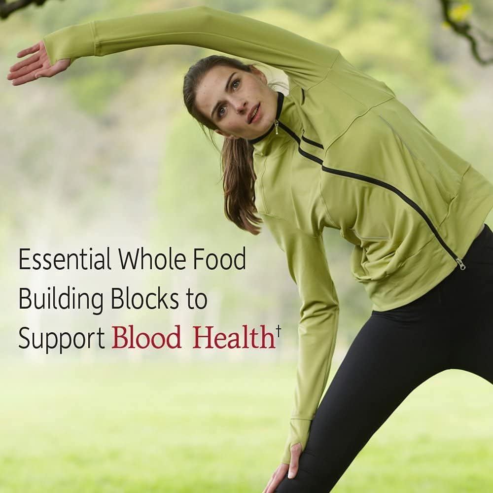 High Potency Raw Zinc & Vitamin C Multimineral Supplement - Garden of Life Vitamin Code Healthy Blood Capsules, 60ct & Zinc Supplements, 30mg