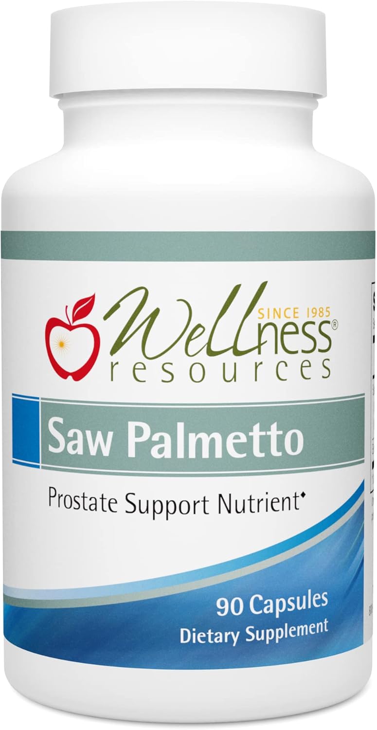 High Potency Saw Palmetto Extract Capsules - Deep CO2 Extraction, Solvent-Free for Prostate Health - 90 Count