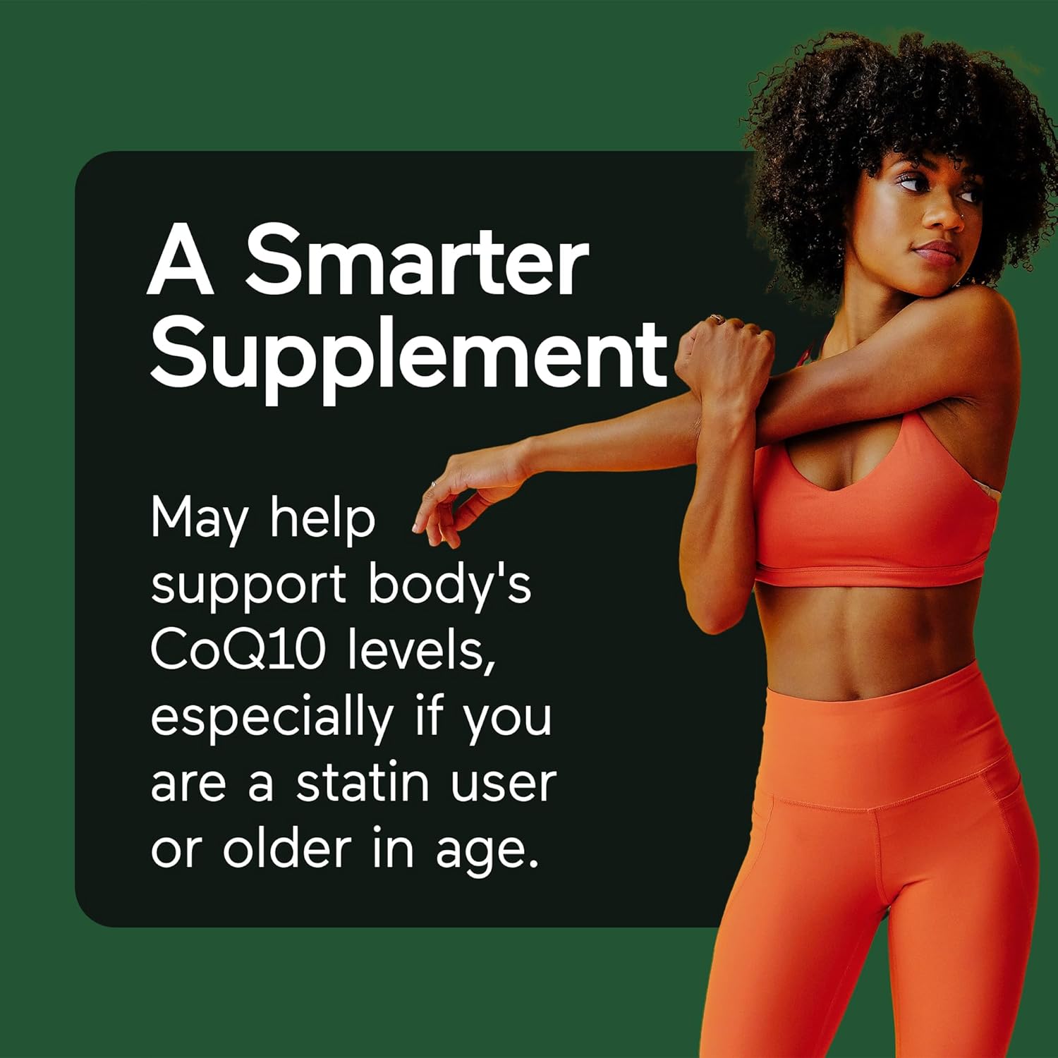 High Potency Smarter Nutrition CoQ10 400 mg for Heart Health & Energy Production - Non-GMO, Gluten Free - 60 Count