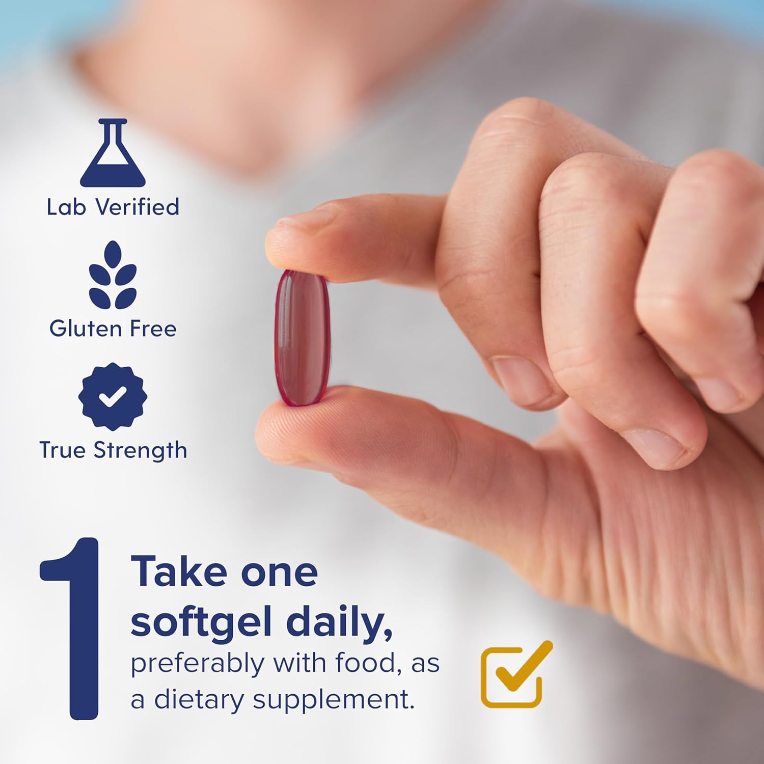 High Potency Soy Lecithin Softgels - 1200mg, 100 Count - Gluten Free & Lab-Verified by DZUL Pharma