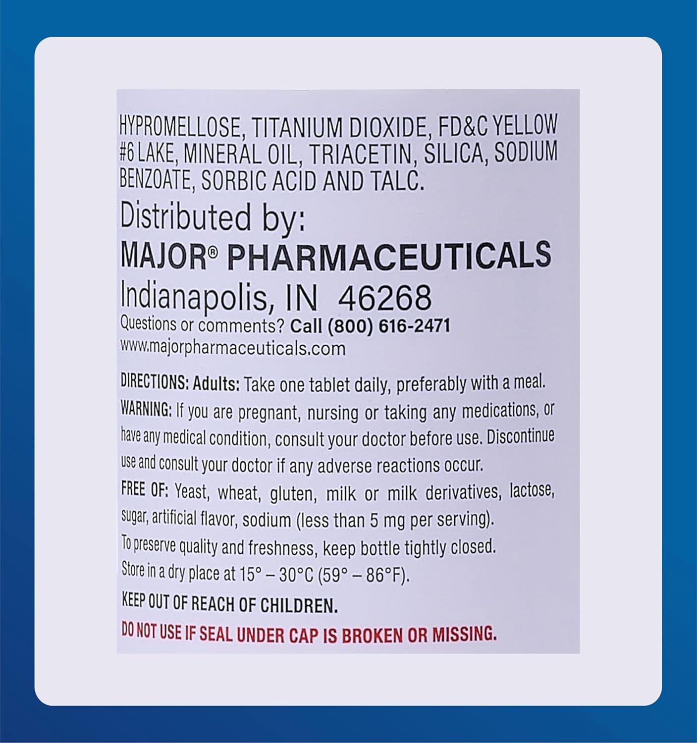 High Potency Stress Formula Vitamins - 60 Tablets - Dietary Supplement for Managing Stress