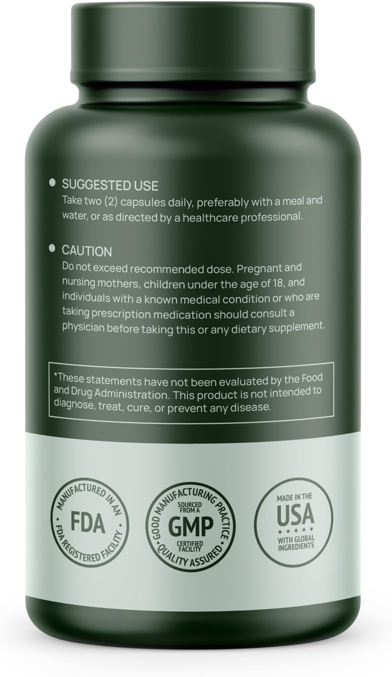 High Potency Trans-Resveratrol Capsules 1400mg - Antioxidant Blend for Cellular and Cardiovascular Health, Anti-Aging - Acai, Grapeseed, Green Tea