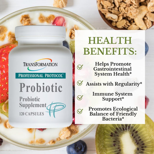High Potency Transformation Enzyme Probiotic Supplement for Digestive Health - Supports Nutrient Absorption and Gut Balance - 120 Capsules