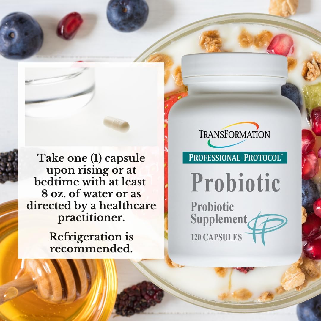 High Potency Transformation Enzyme Probiotic Supplement for Digestive Health - Supports Nutrient Absorption and Gut Balance - 120 Capsules