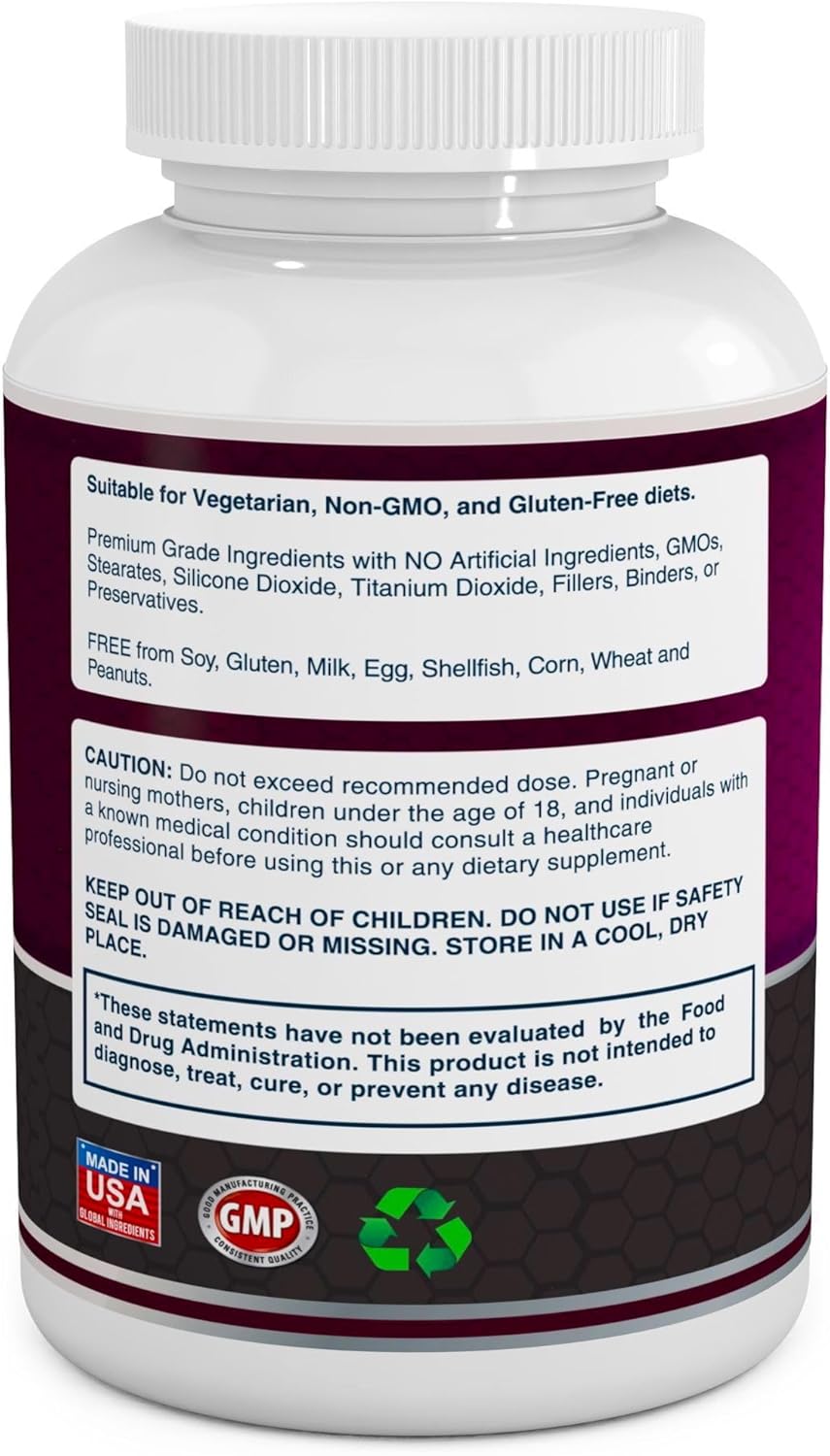 High Potency Turmeric Curcumin Capsules with Black Pepper - 755mg, 180 Vegetarian Capsules - Enhanced with Piperine for Optimal Absorption and 95% Curcuminoids