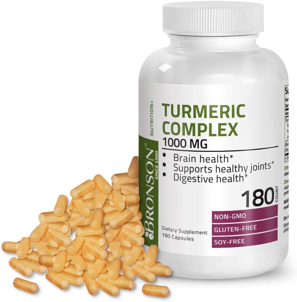 High Potency Turmeric Curcumin with BioPerine for Joint Support + Antarctic Krill Oil 1000mg with Omega-3s EPA, DHA
