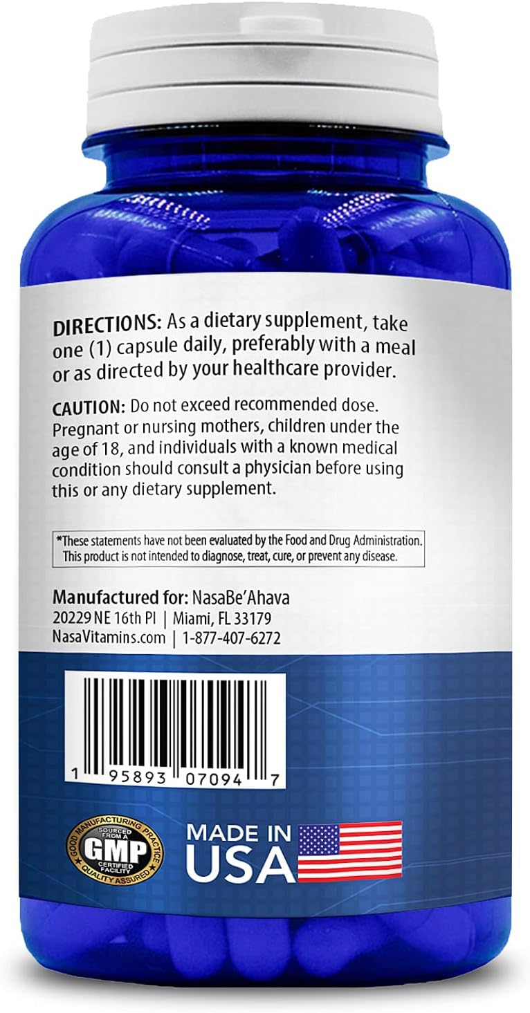 High Potency Vegan Quercetin Dihydrate Capsules for Heart, Skin, and Immune Support - 500mg Antioxidant Supplement - Gluten-Free - Made in USA (200 Servings)