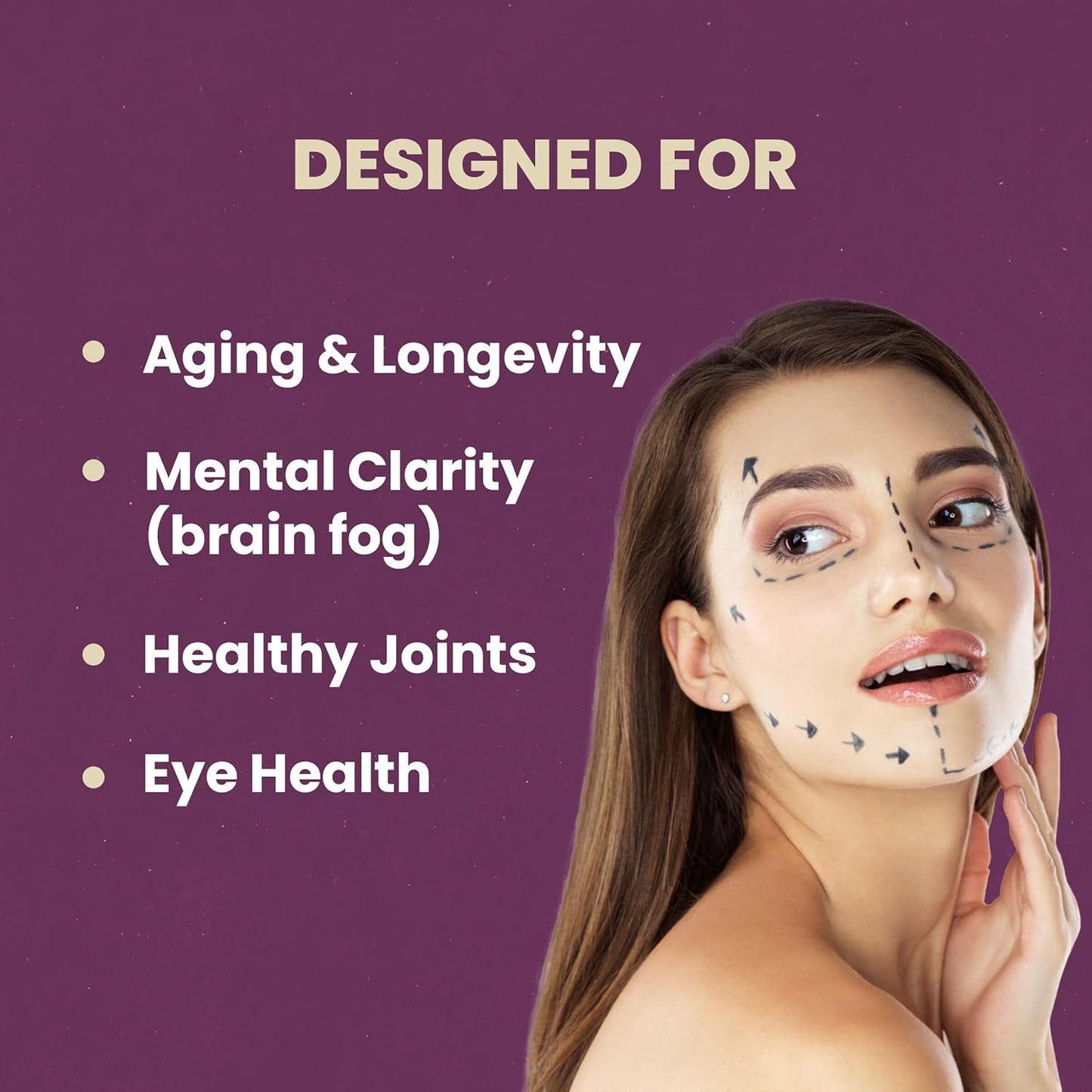 High Potency VisiVite Reziva Resveratrol Supplement - Doctor Formulated Transresveratrol Capsules for Longevity, Eye Health & Well-Being - 30 Veg Caps