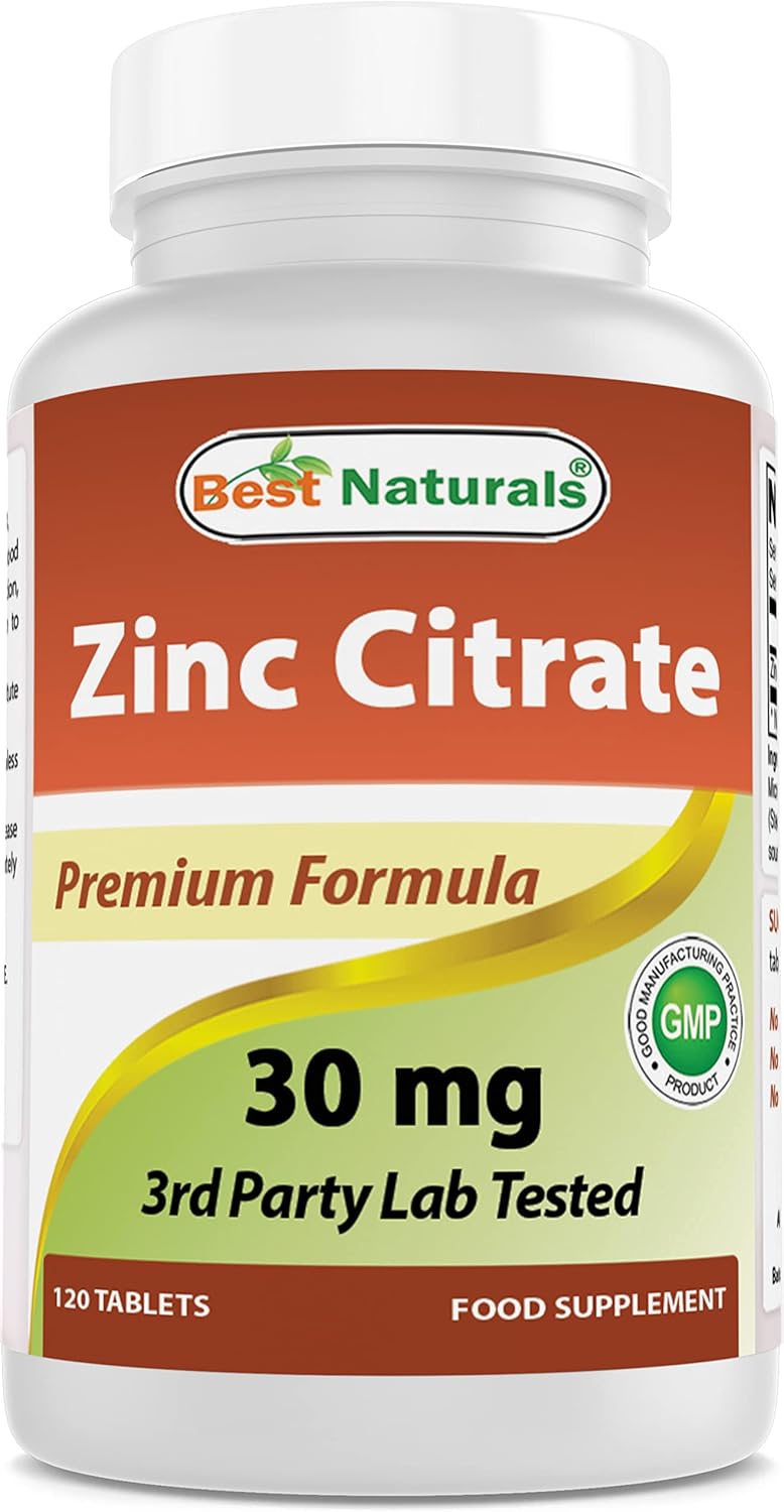 High Potency Vitamin A 25000 IU and Zinc Citrate 30 mg Supplement