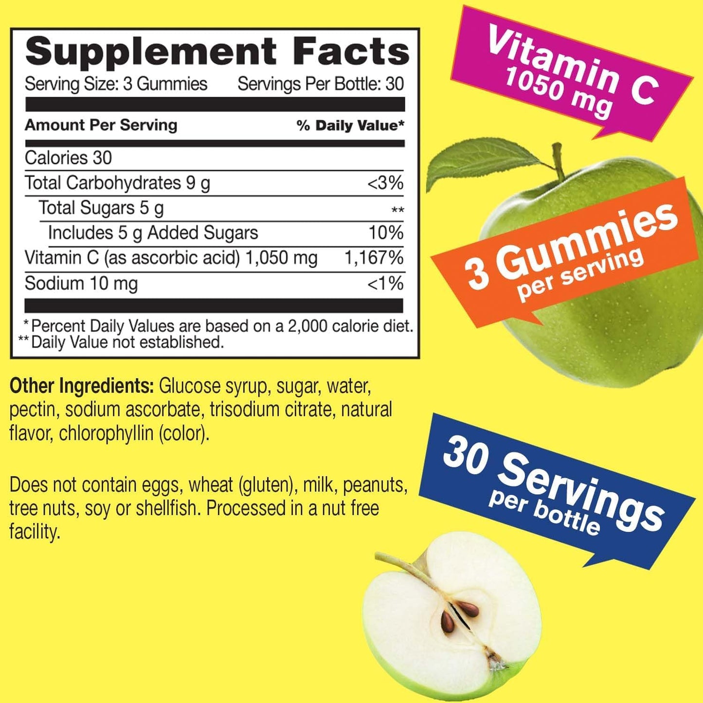 High Potency Vitamin B6 and Vitamin C Gummies Bundle - Delicious Chewable Supplement, Gluten and GMO Free