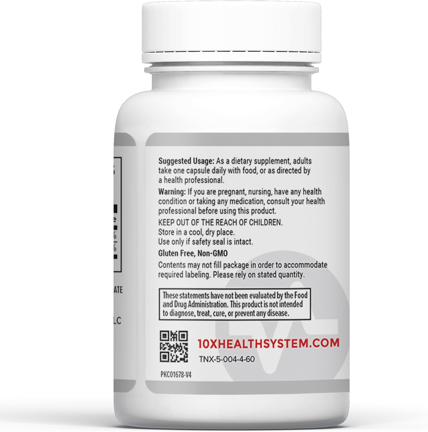 High-Potency Vitamin D3 K2 Supplement for Bone, Heart, and Teeth Support - 60 Capsules with 125 mcg Vitamin D and 90 mcg Vitamin K - 10X Health Formula