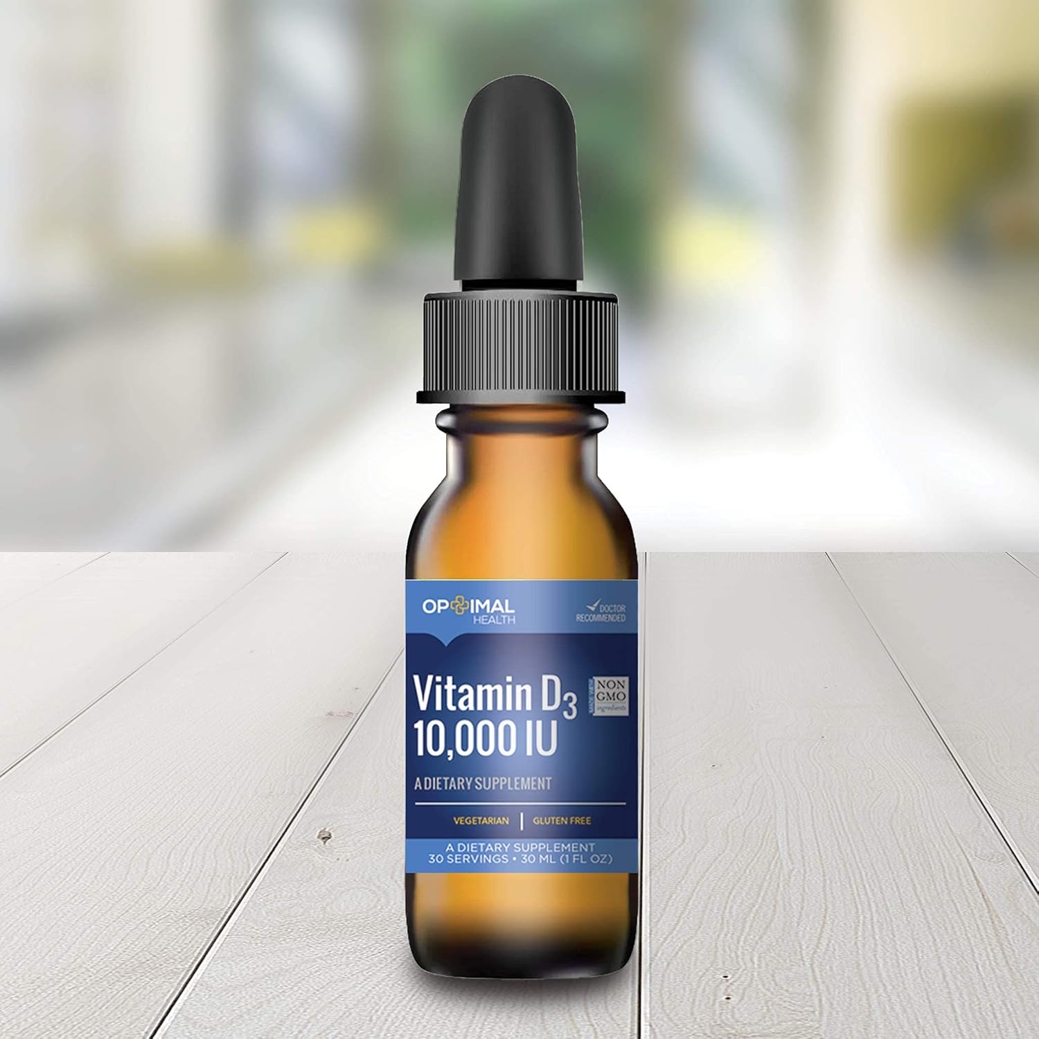 High Potency Vitamin D3 Liquid Drops for Optimal Health - 10000 IU