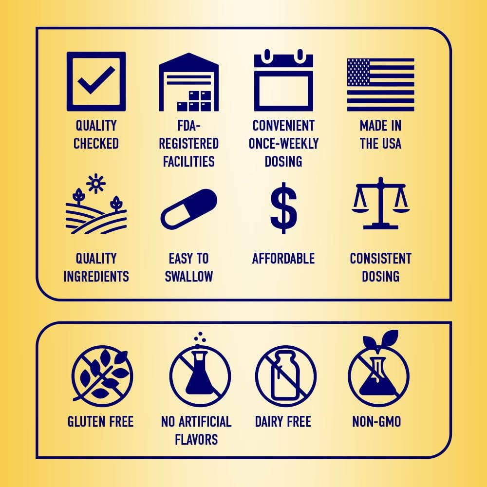 High Potency Vitamin D3 Supplement - 13,000 IU, 5 Capsules, 5-Week Supply - Packaging Variance