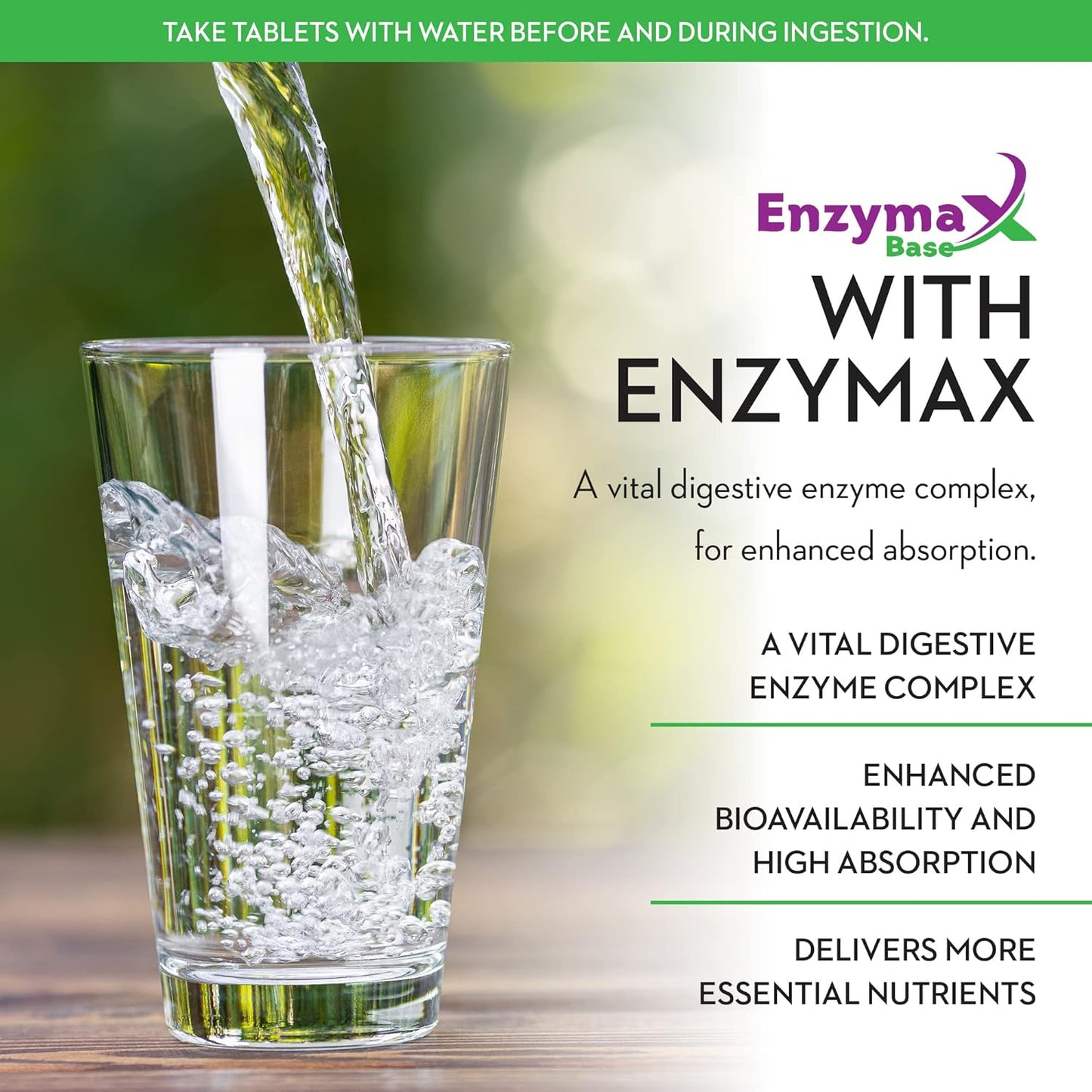 High Potency Zinc Vitamin with Enzymax for Enhanced Absorption - Immune Support Supplement for Adults - Chelated Zinc Capsules - Kosher & Made in USA - 100 Count