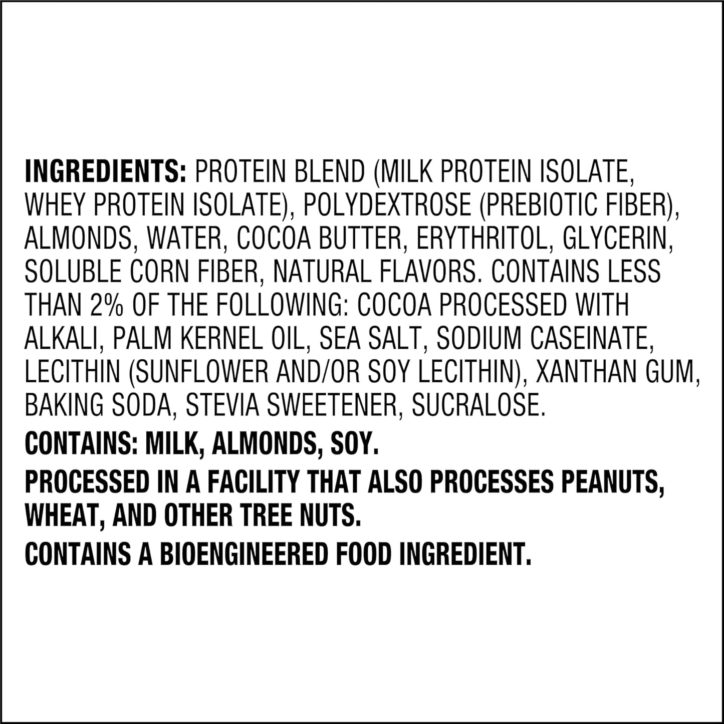 High Protein Cookies & Cream Bars, Low Net Carbs & Sugar, Gluten Free, Keto Friendly - Pack of 4