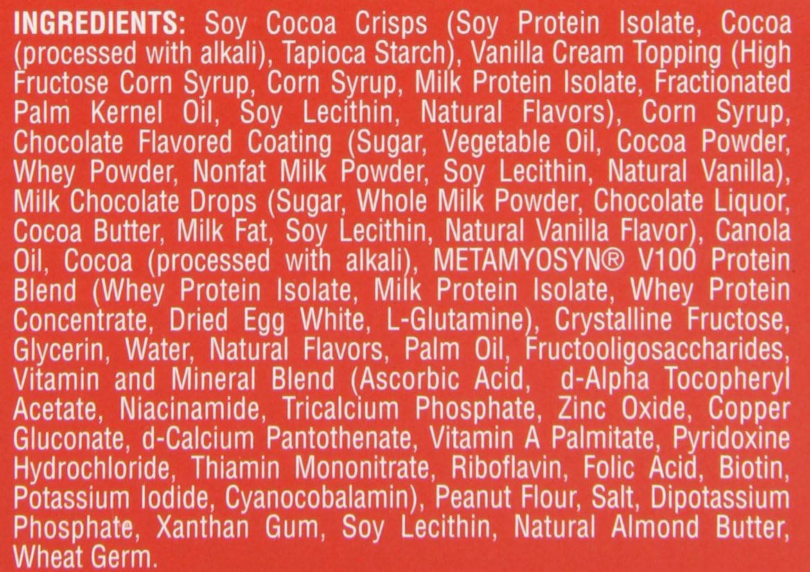 High Protein MET-Rx Big 100 Colossal Super Cookie Crunch Bars - 4 Count Value Pack, Boost Energy and Muscle Support, Meal Replacement, Gluten Free
