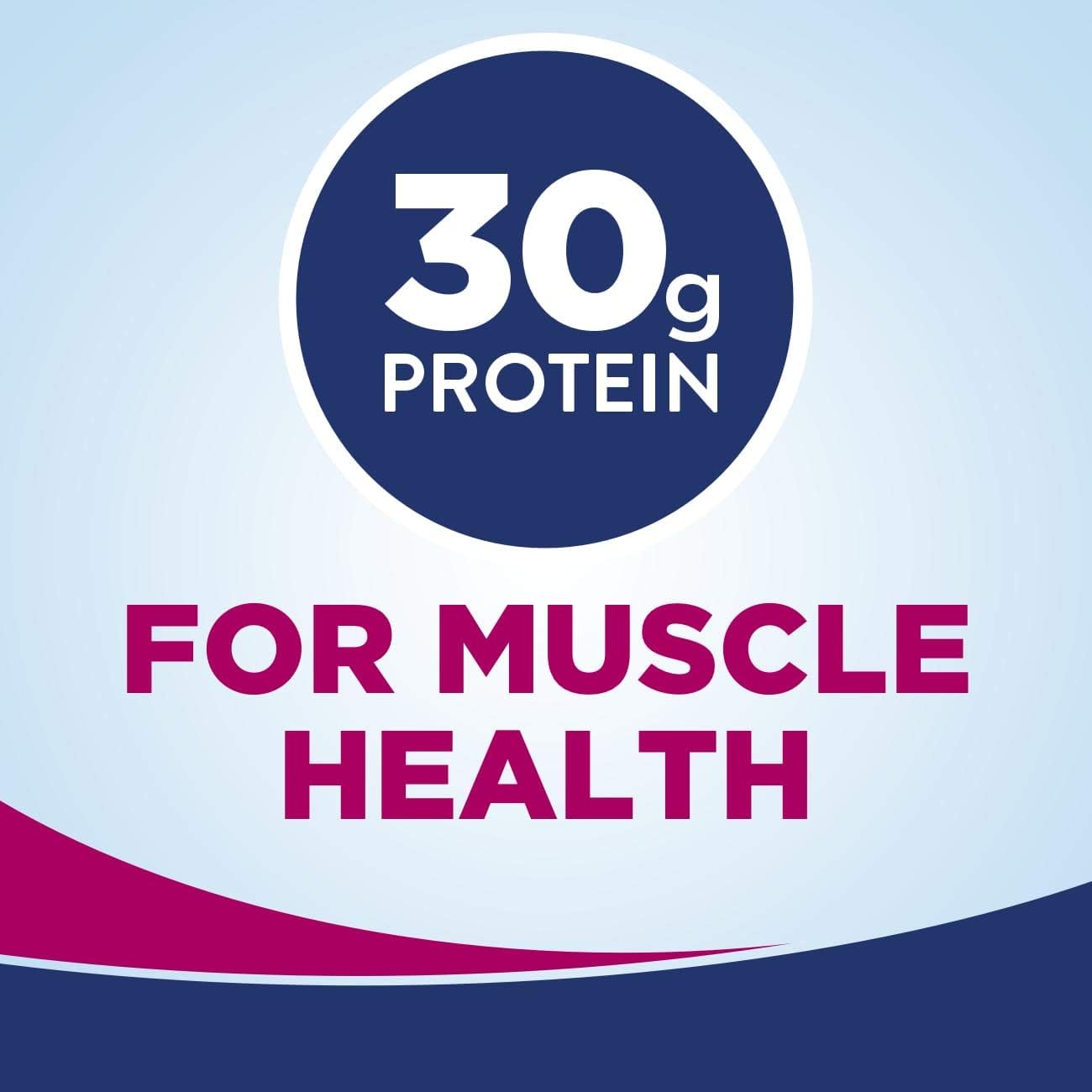 High-Protein Milk Chocolate Liquid Nutrition Shakes, 30g Protein, 1g Sugar, Pack of 12, Halal Compliant