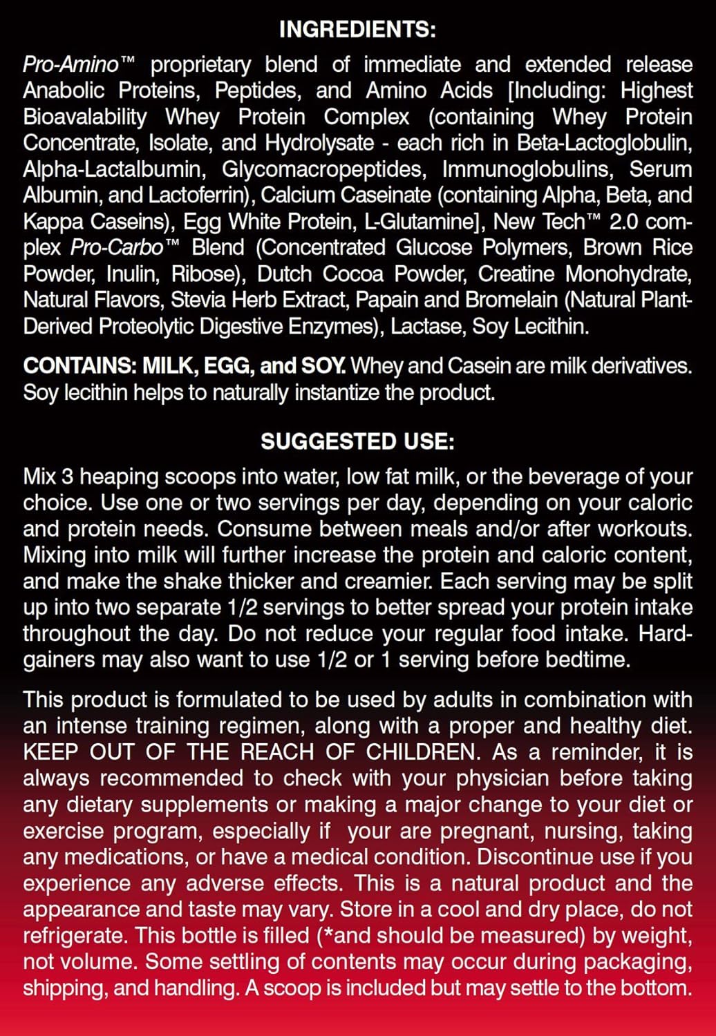 High Protein Muscle Building Supplement: Healthy 'N Fit Muscular Weight Gain v3.0- Natural Vanilla (2.5lb) by America's Top Supplement Brand