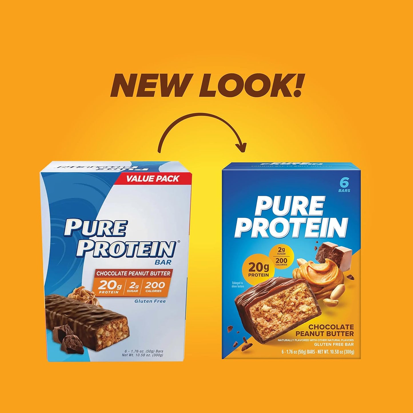 High Protein Variety Pack: 30 Bars, Gluten Free, Pure Protein & Quest Nutrition