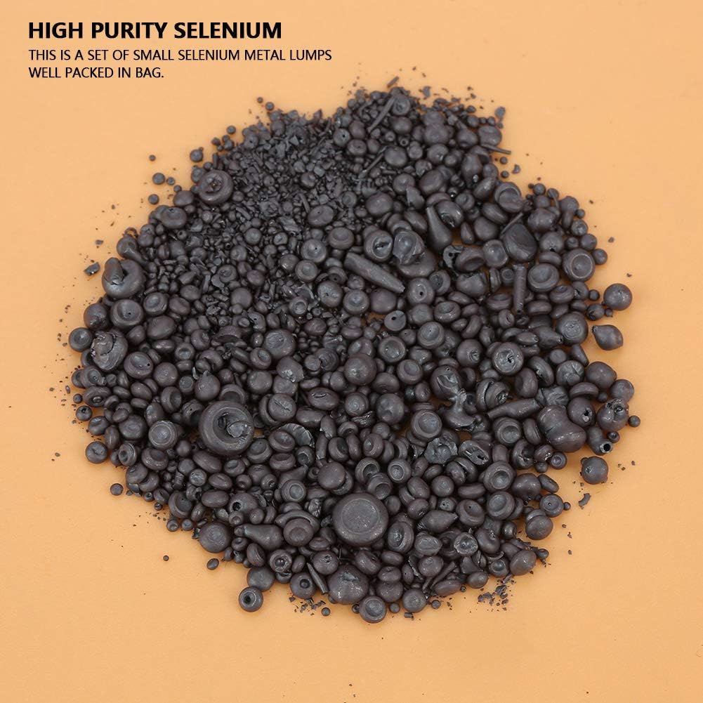 High Purity 99.99% Selenium Lump Sample Metal for Horses, 10g / 0.4oz - Vitamins & Minerals