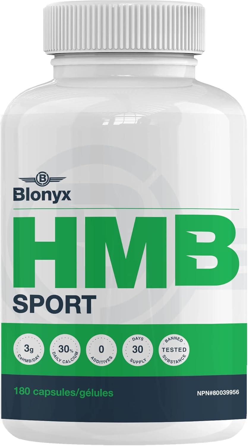 High Purity HMB Sport Capsules for Performance & Recovery - 3g Daily, Reduces Muscle Soreness, 30-Day Supply