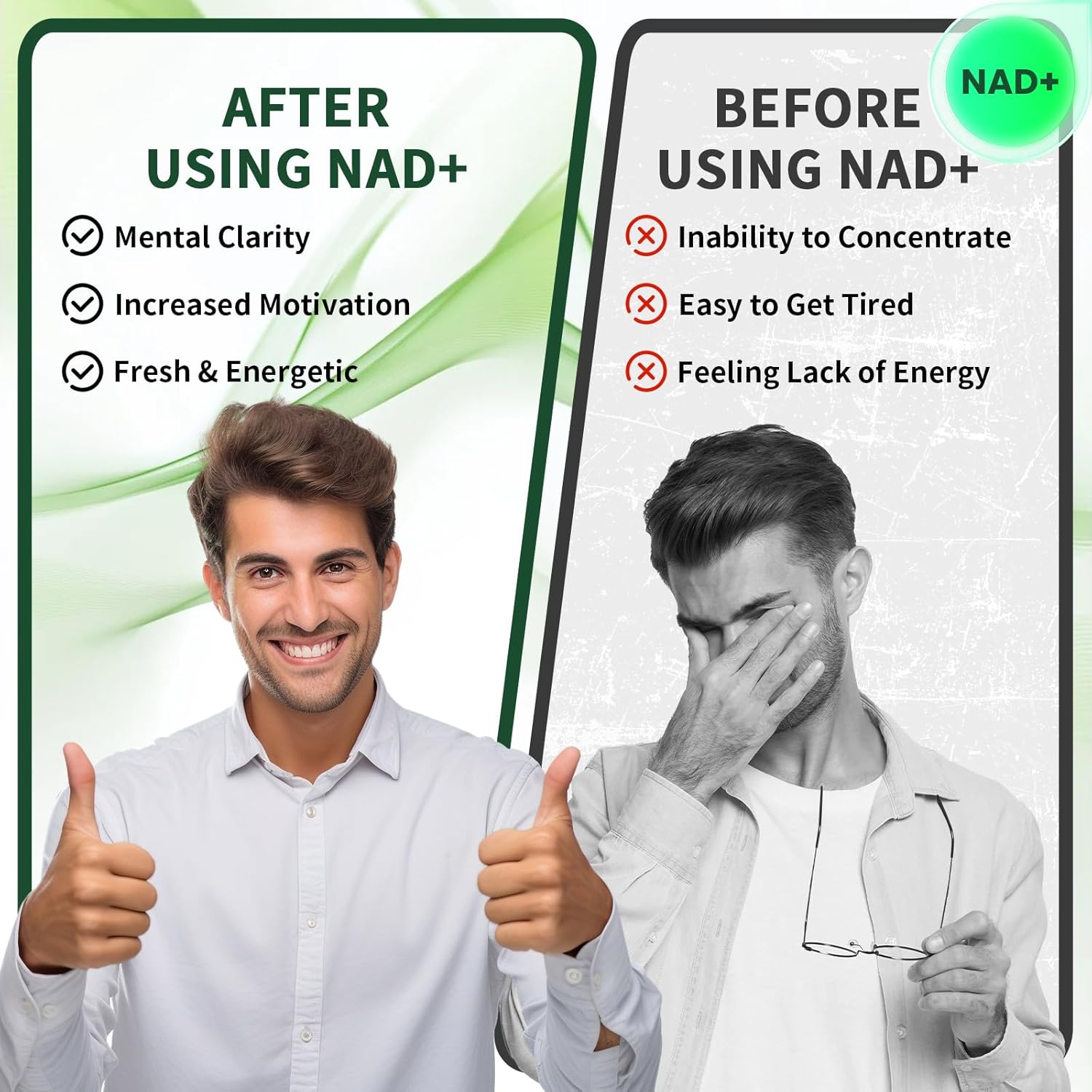 High Purity NAD+ Supplement with NMN, Resveratrol, Quercetin - 900mg Liposomal Nicotinamide Riboside for Anti-Aging, Energy, Focus - 80 Capsules