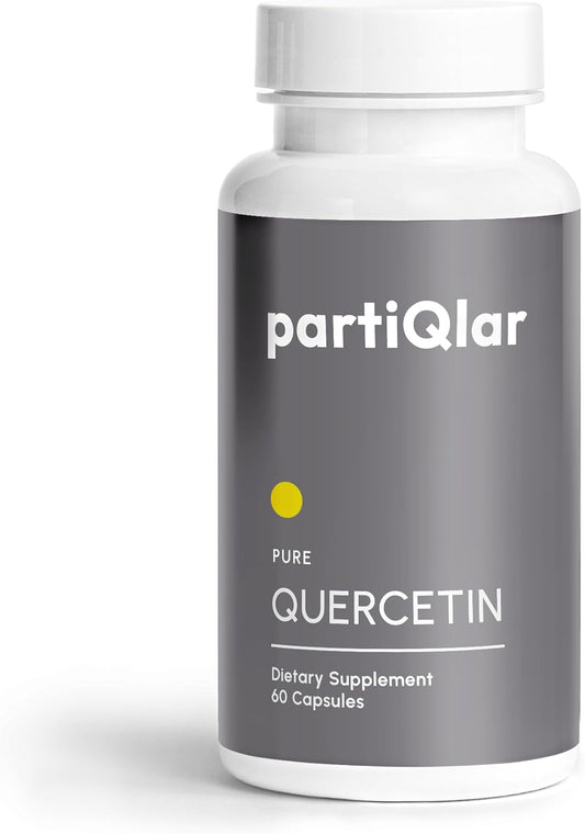 High Purity Quercetin Supplement - 500mg per Capsule - 60 Capsules - Third Party Tested - Promotes Overall Health & Wellbeing