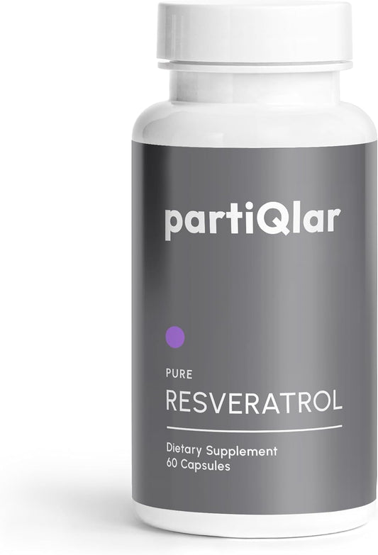 High Purity Trans Resveratrol Supplement 500mg - 98% Purity - Vegan - Sirtuin Activating - 60 Capsules