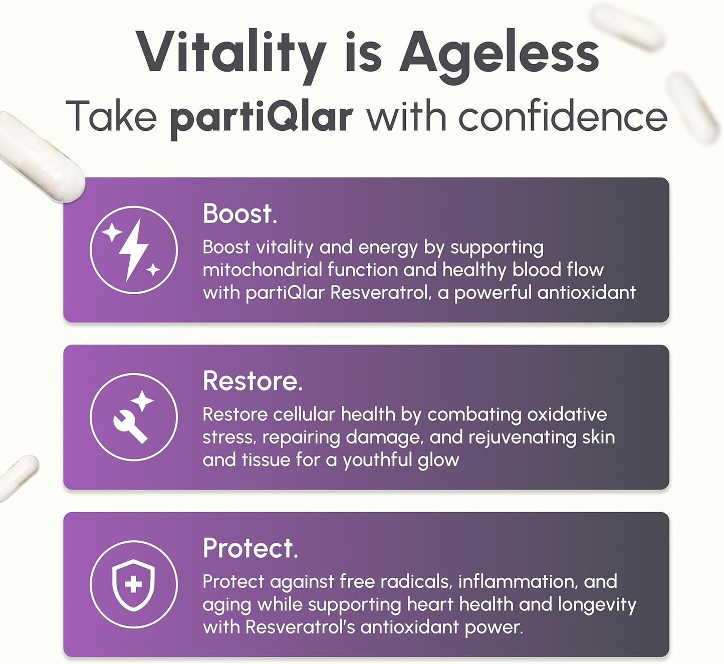 High Purity Trans Resveratrol Supplement 500mg - 98% Purity - Vegan - Sirtuin Activating - 60 Capsules