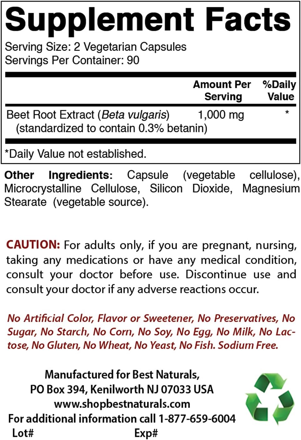 High-Quality Beet Root Powder & L-Carnitine Supplement - 500mg & 1000mg Vegan Capsules for Energy & Performance