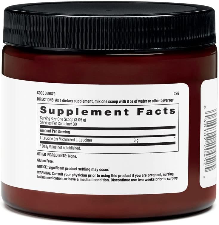 High-Quality BEYOND RAW Chemistry Labs L-Leucine Powder for Muscle Fuel | 30 Servings