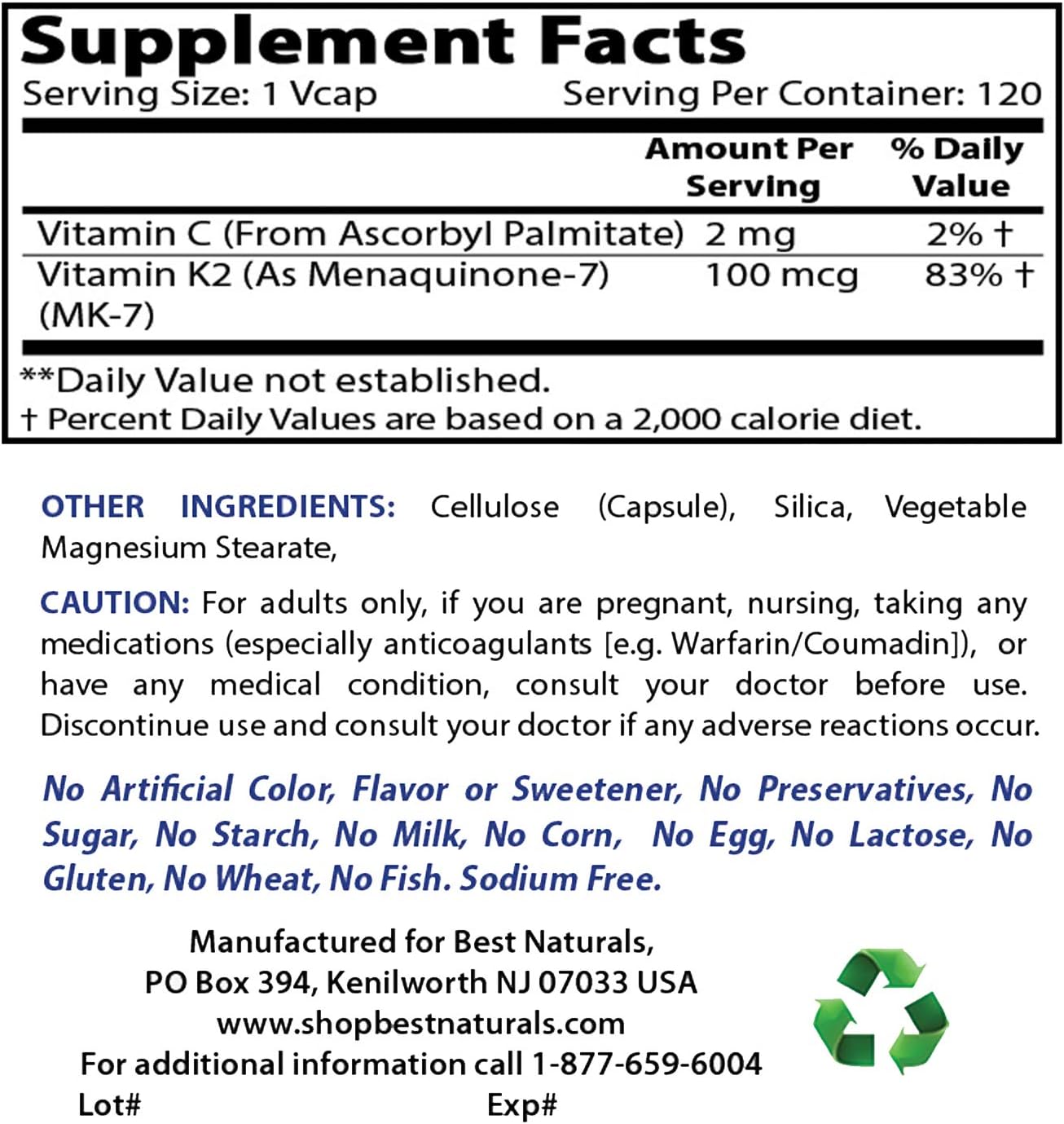 High-Quality Boron 5 mg and MK-7 Vitamin K2 100 mcg Supplement for Optimal Health