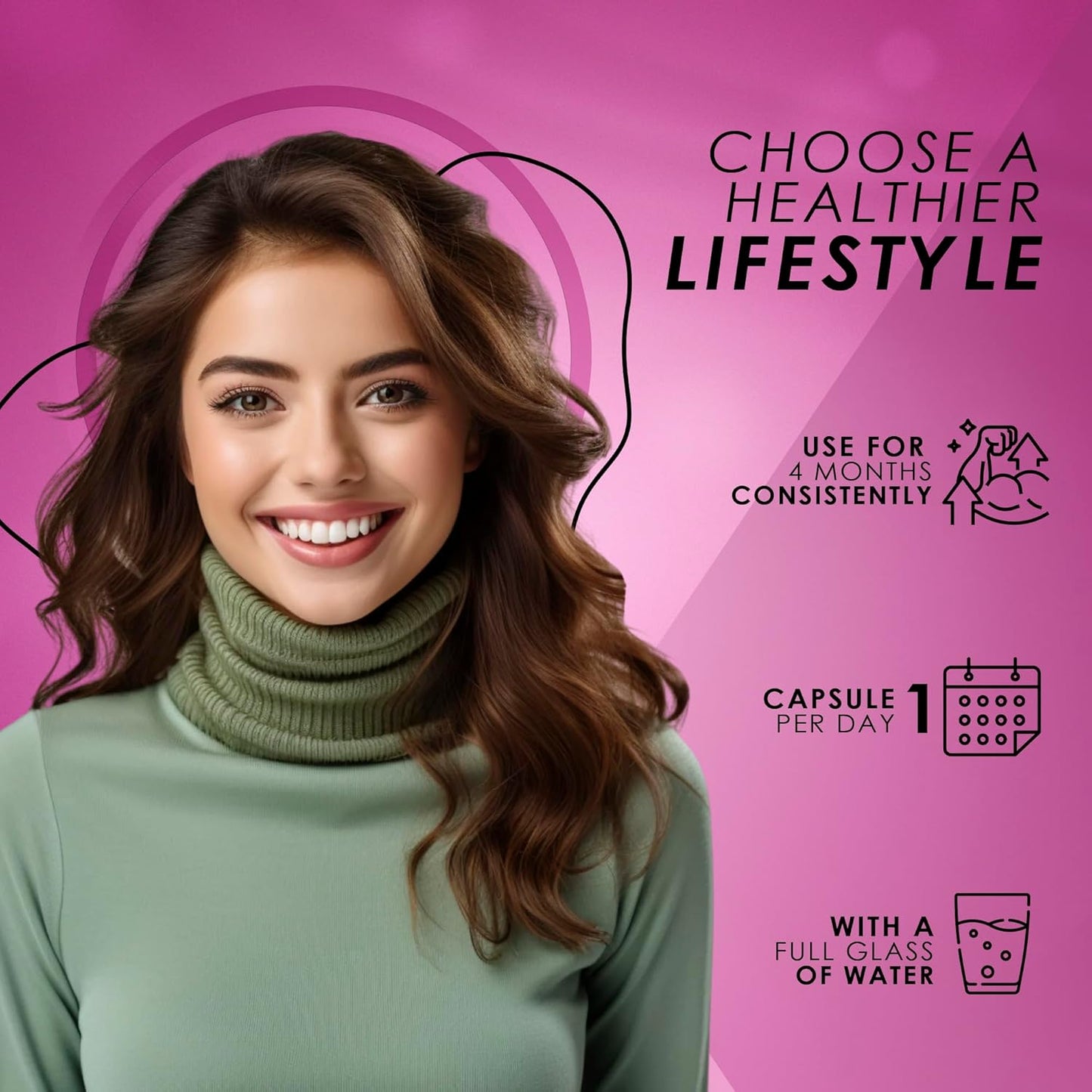 High-Quality Calcium Magnesium Zinc Supplement with Vitamin D3 - 120 Softgels Pack