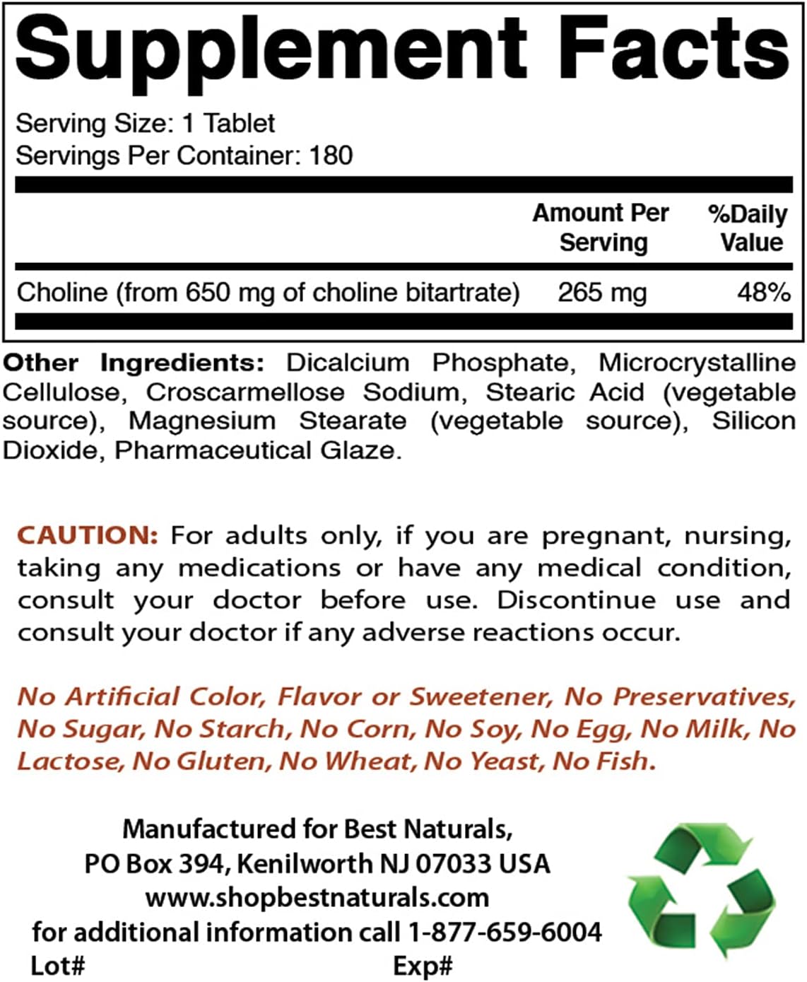 High-Quality Choline Bitartrate 650mg and TUDCA 250mg Supplement for Optimal Liver Health and Cognitive Function