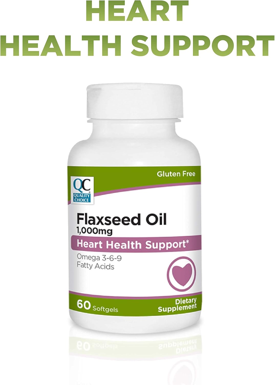 High-Quality Flaxseed Oil Softgels - 1,000 mg - Premium Choice