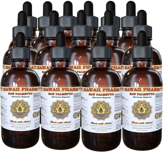 High-Quality Hawaii Pharm Saw Palmetto Liquid Extract - 60 fl. oz Bottle