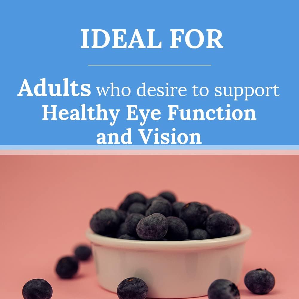 High Quality Hi Well Pure & Natural New Zealand Bilberry & Lutein Supplement - 60 Vegetarian Capsules