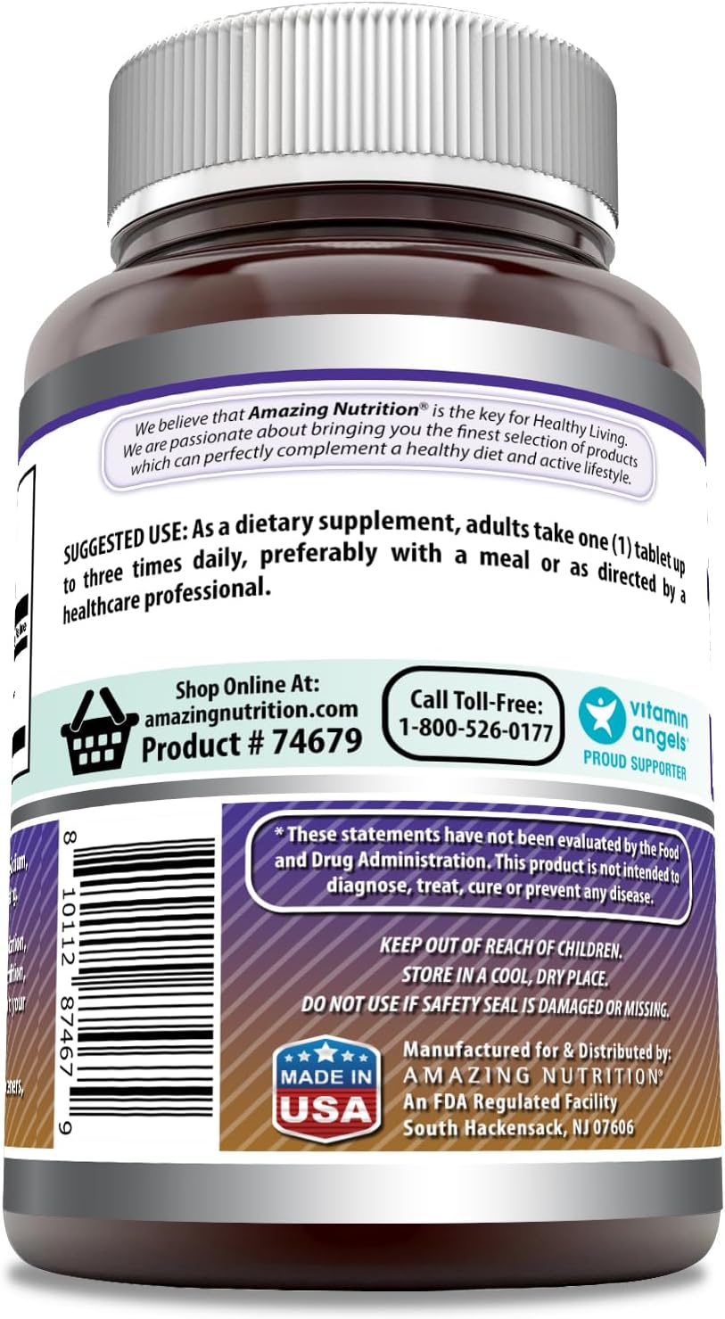 High Quality L-Arginine Supplement 1000mg | Amino Acid for Men & Women | Non-GMO & Gluten Free | Made in USA | 360 Tablets