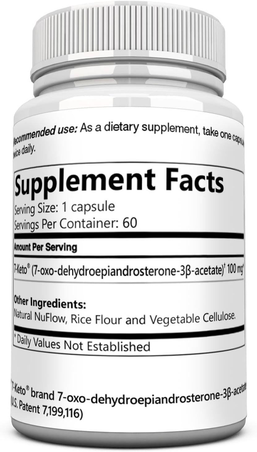 High-Quality Logic Nutra 7 Keto Supplement - 100mg, 60 Capsules