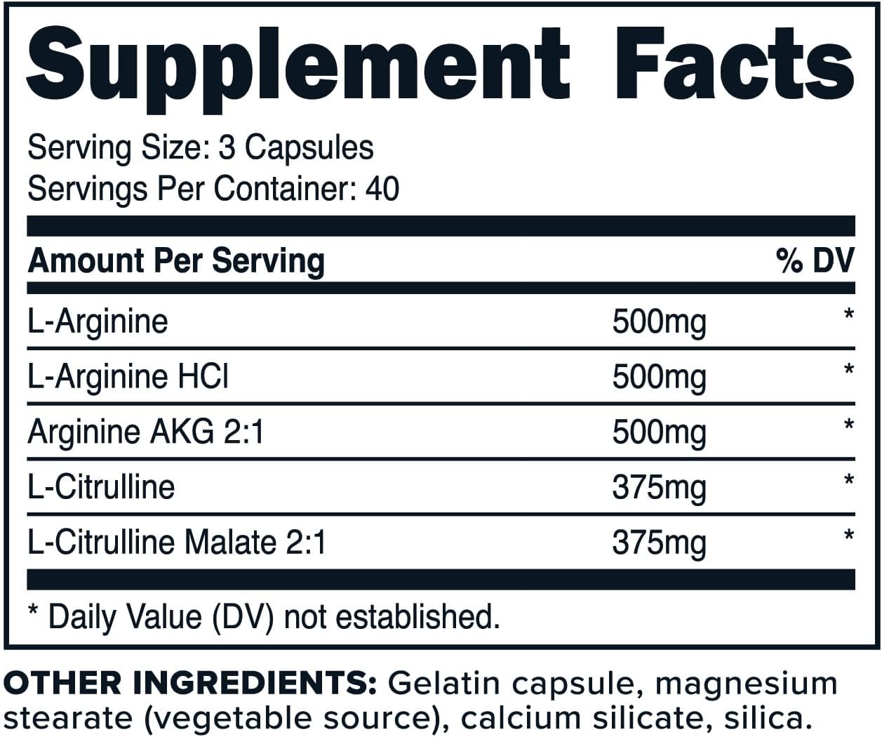 High-Quality Primaforce Nitric Oxide Booster - 2,250mg, 120 Capsules - Boost Nitric Oxide Levels for Pre and Post-Workout - 40 Servings