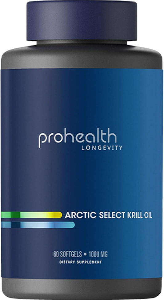 High-Quality ProHealth Arctic Select Krill Oil Softgels - 1000 mg (60 Count)