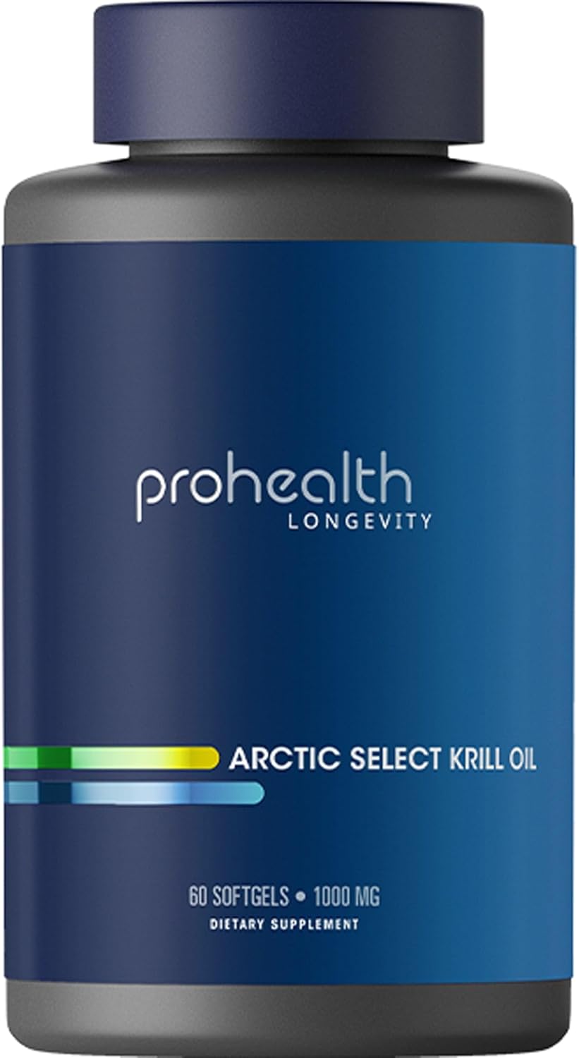High-Quality ProHealth Arctic Select Krill Oil Softgels - 1000 mg (60 Count)