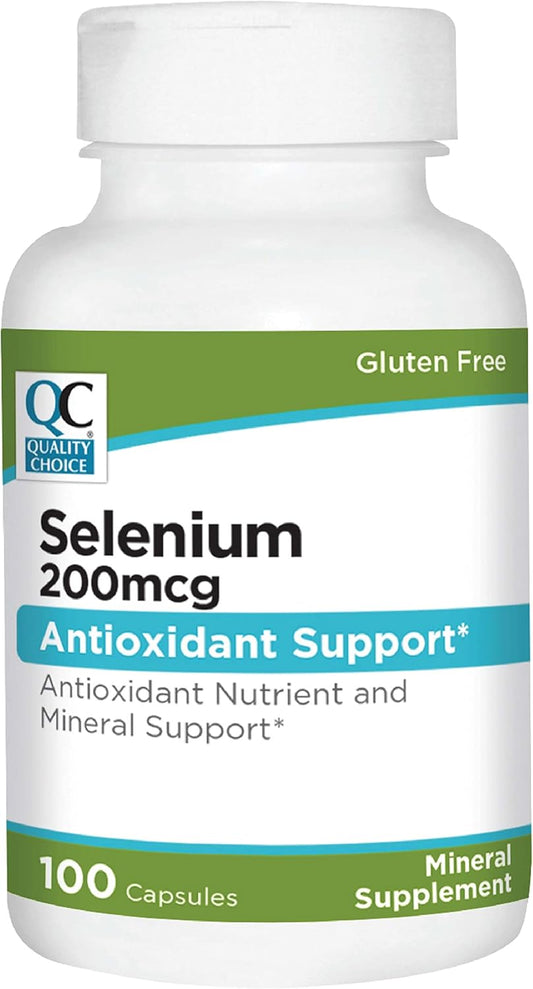 High-Quality Selenium 200 mcg Capsules for Optimal Health & Wellness