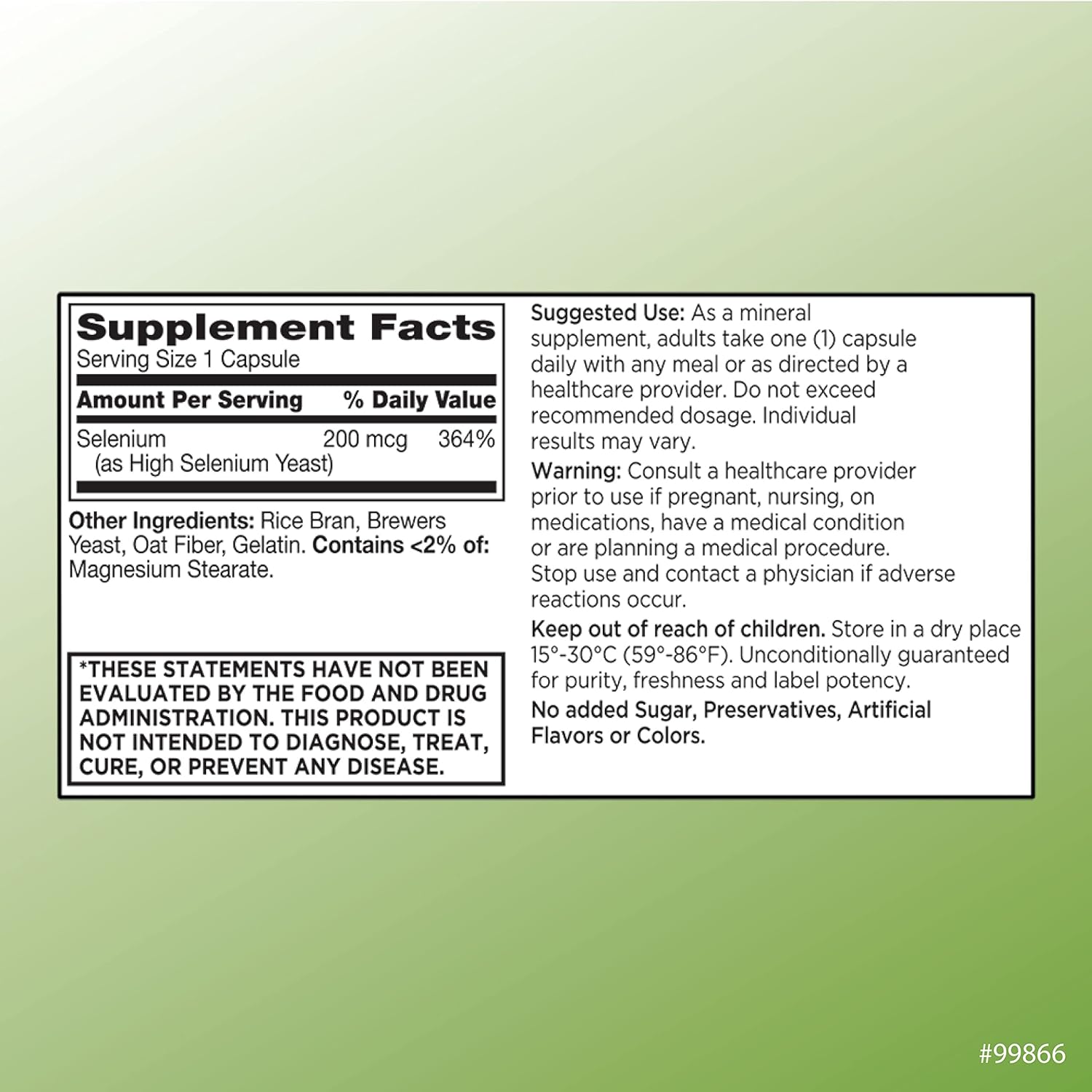 High-Quality Selenium 200 mcg Capsules for Optimal Health & Wellness