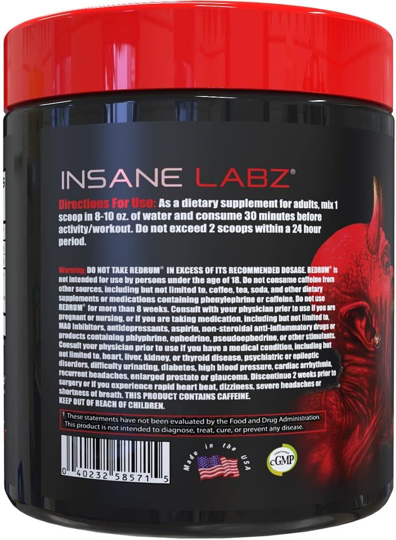 High-Stim Pre-Workout Powder with NO Booster, Beta Alanine, Agmatine Sulfate, Taurine - AMPiberry, OXYgold, Focus, Strength, Recovery - 25 Servings (Grape)