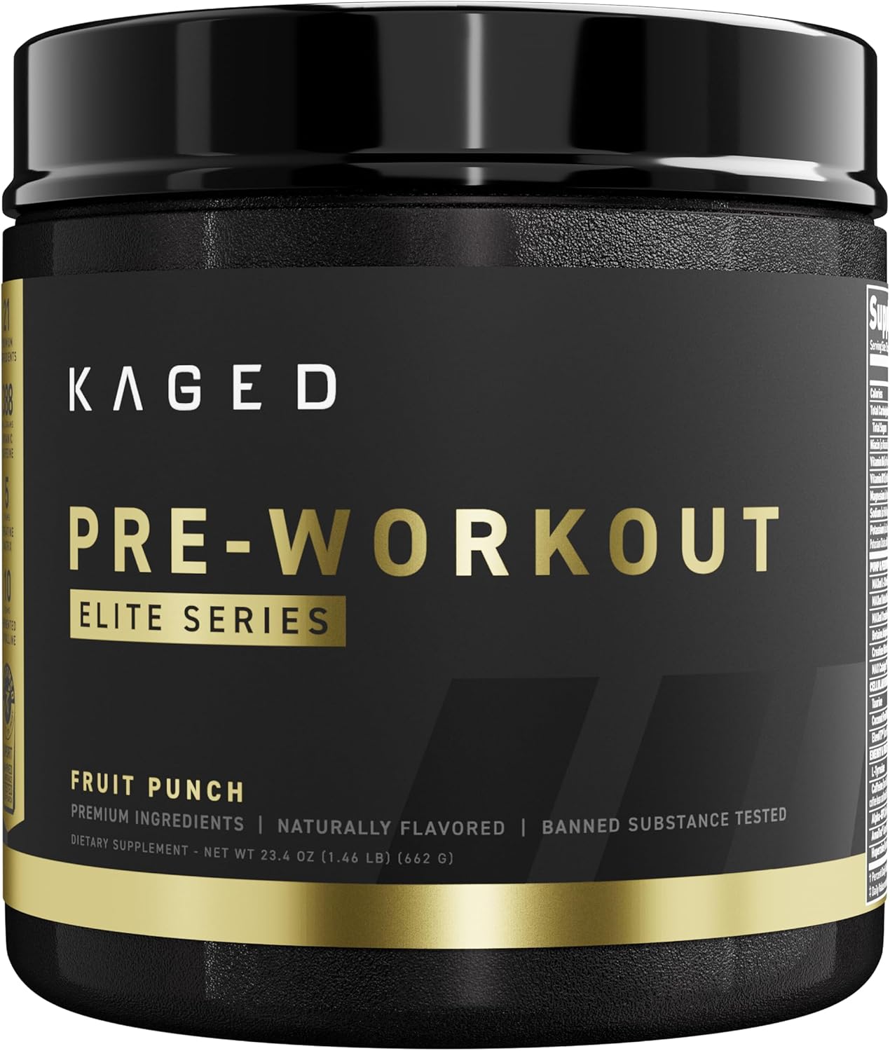 High Stimulant Pre Workout Powder for Men & Women - Energy, Focus, Pumps - L-Citrulline, Beta Alanine, Creatine - 388mg Organic Caffeine - Fruit Punch Flavor