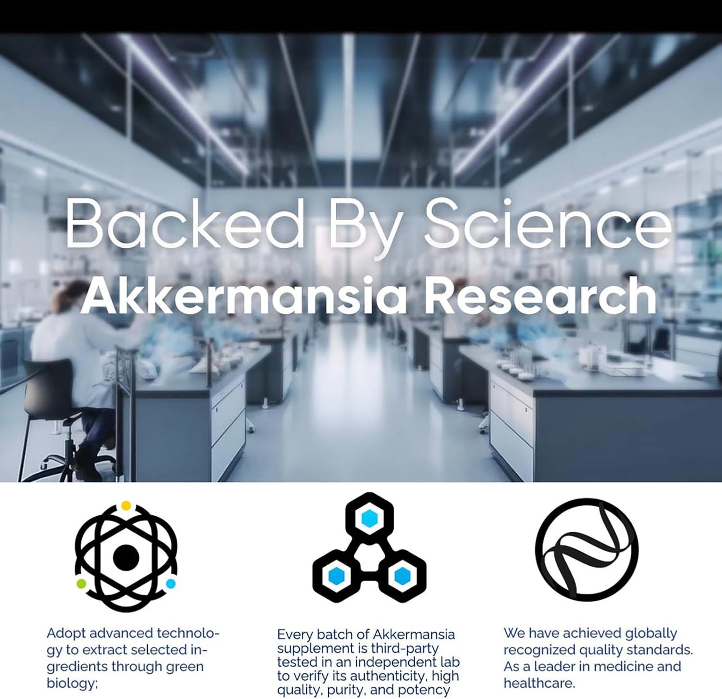 High Strength Akkermansia Probiotic Supplement - 300 Billion AFU Live Strain - Supports Gut & Immune Health - Increases GLP-1 Production - 120 Capsules