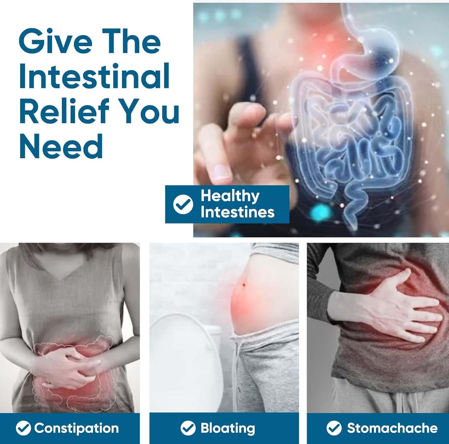 High Strength Akkermansia Probiotic Supplement - 300 Billion AFU Live Strain - Supports Gut & Immune Health - Increases GLP-1 Production - 120 Capsules